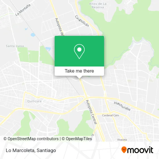 Lo Marcoleta map