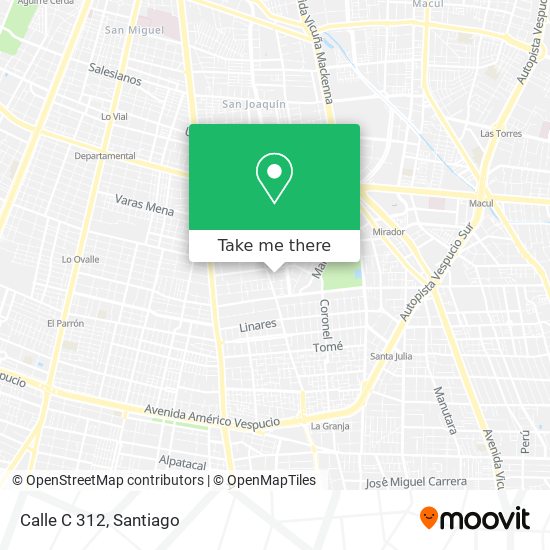 Calle C 312 map