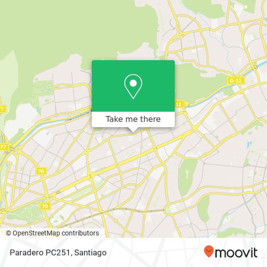 Paradero PC251 map