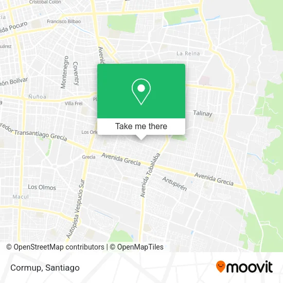 Cormup map