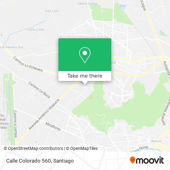 Mapa de Calle Colorado 560