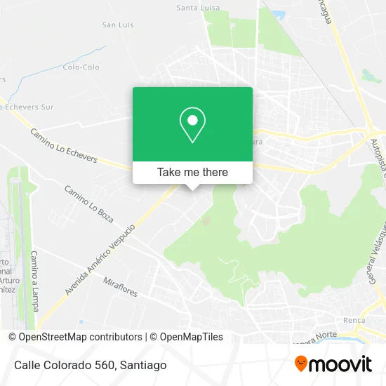 Calle Colorado 560 map