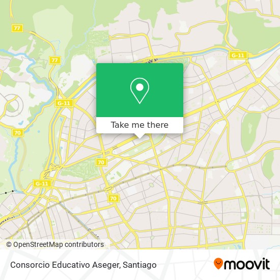 Mapa de Consorcio Educativo Aseger