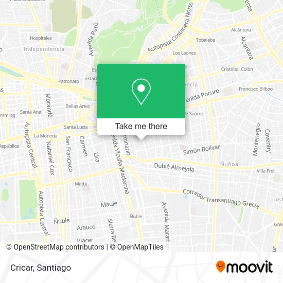 Cricar map