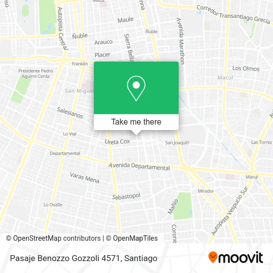 Pasaje Benozzo Gozzoli 4571 map