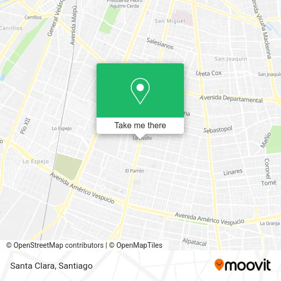 Santa Clara map