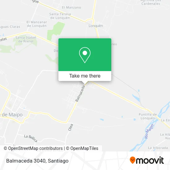 Balmaceda 3040 map