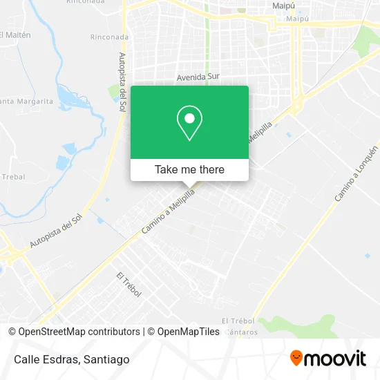 Calle Esdras map