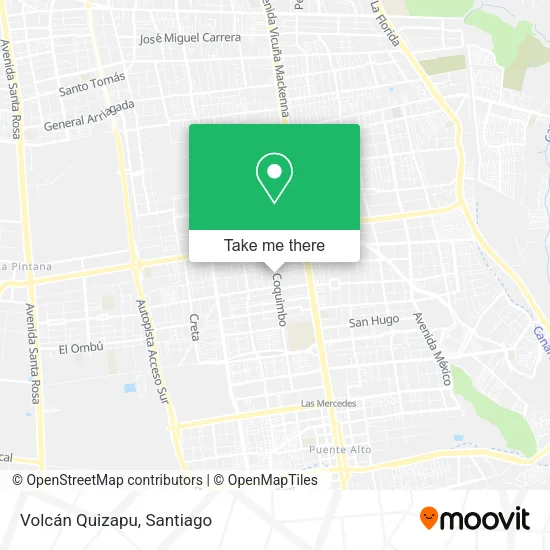 Volcán Quizapu map