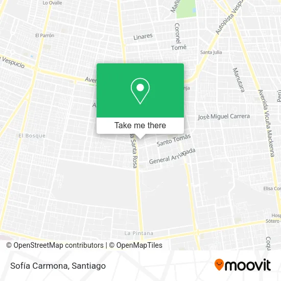 Sofía Carmona map