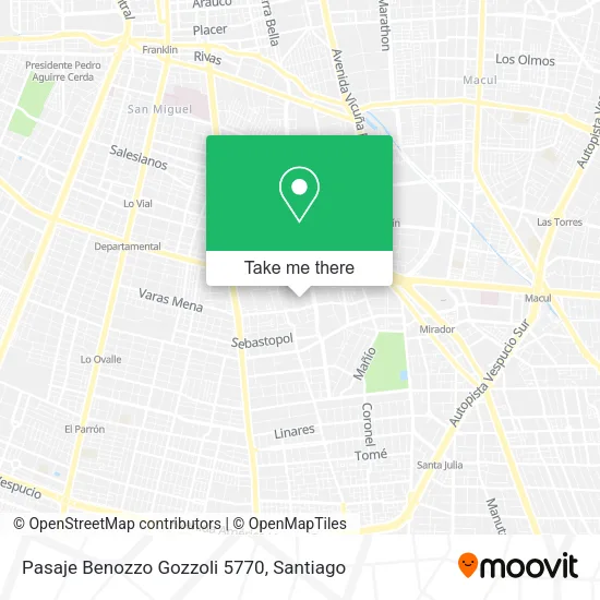 Pasaje Benozzo Gozzoli 5770 map
