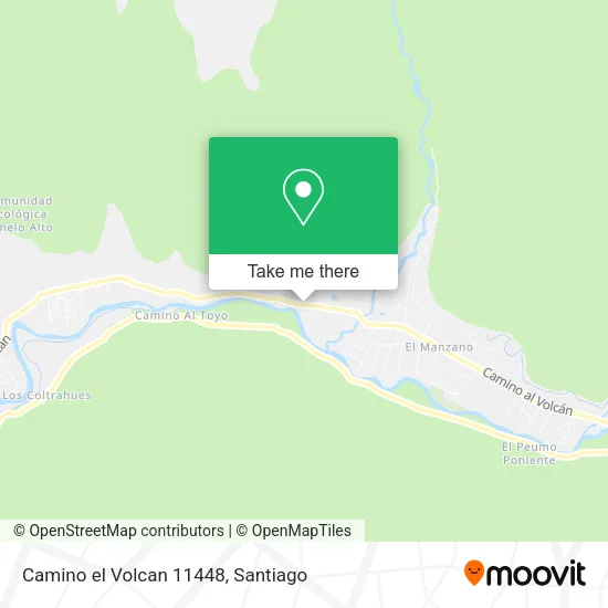 Camino el Volcan 11448 map
