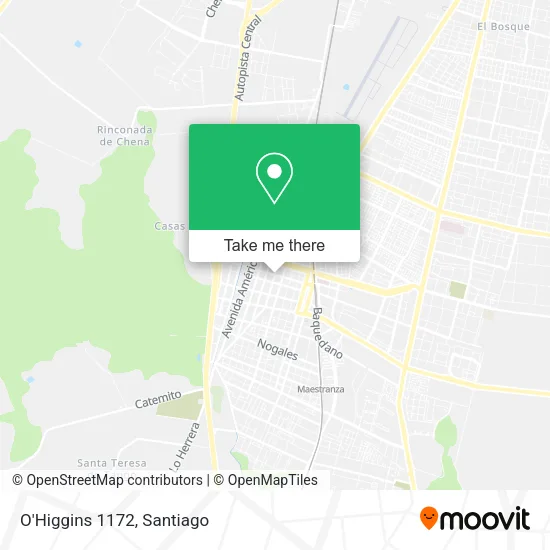O'Higgins 1172 map