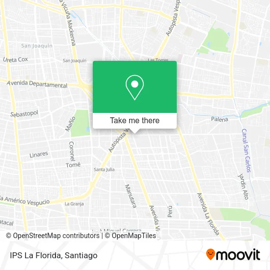 IPS La Florida map