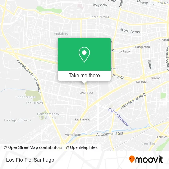 Los Fio Fio map