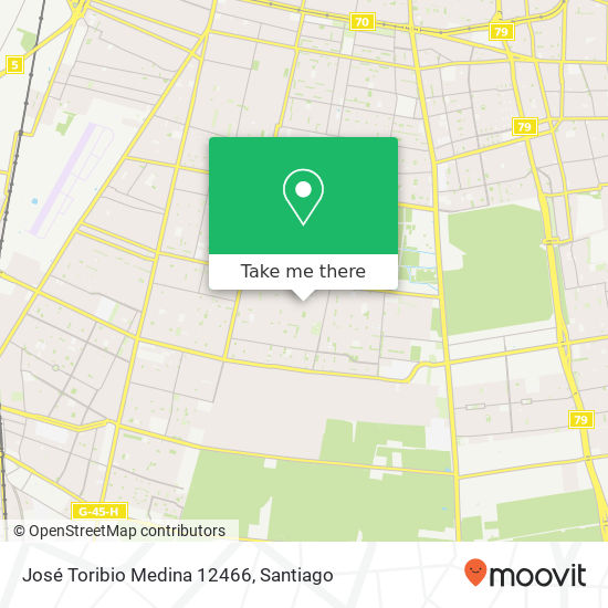 José Toribio Medina 12466 map