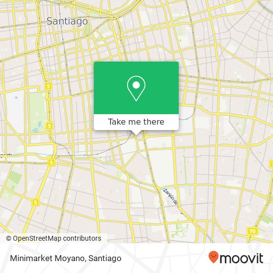 Mapa de Minimarket Moyano
