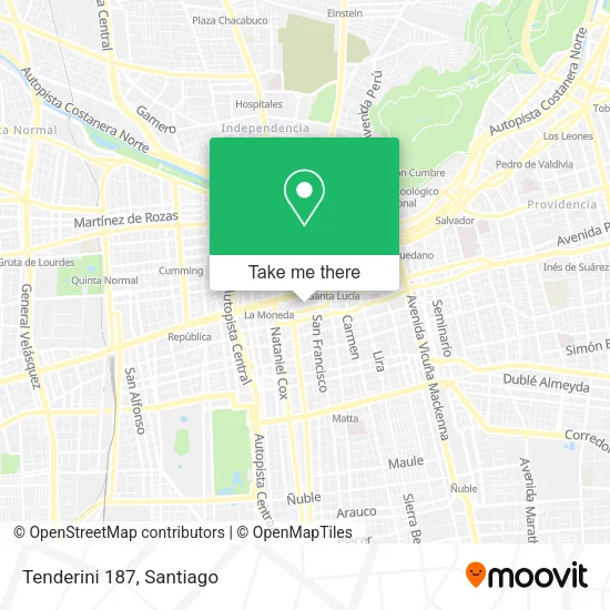 Tenderini 187 map