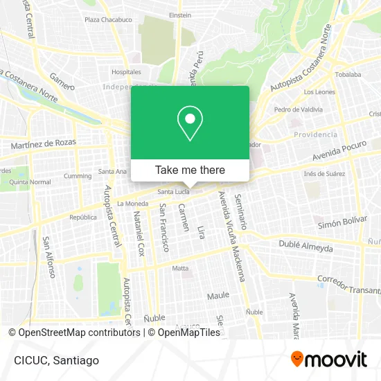 Mapa de CICUC