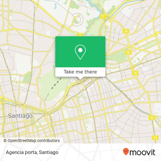 Agencia porta map