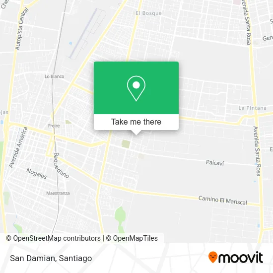 San Damian map