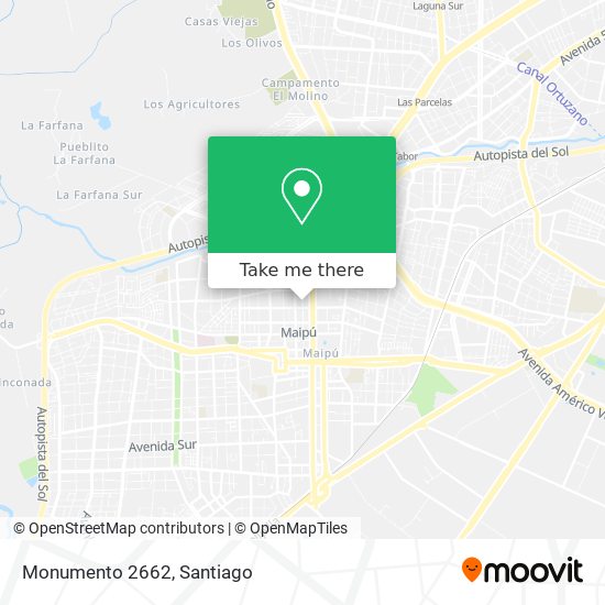 Monumento 2662 map