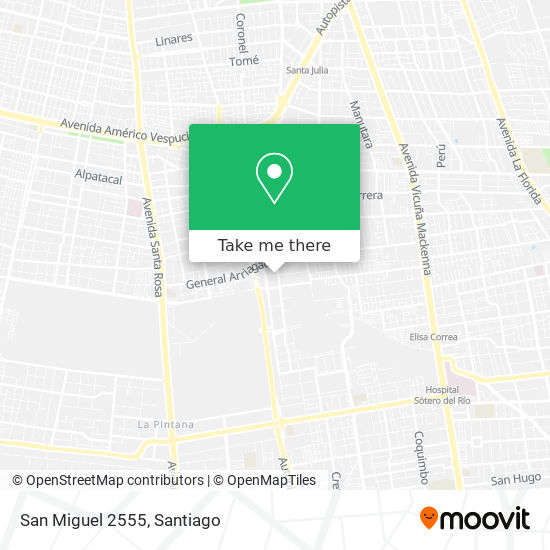 San Miguel 2555 map