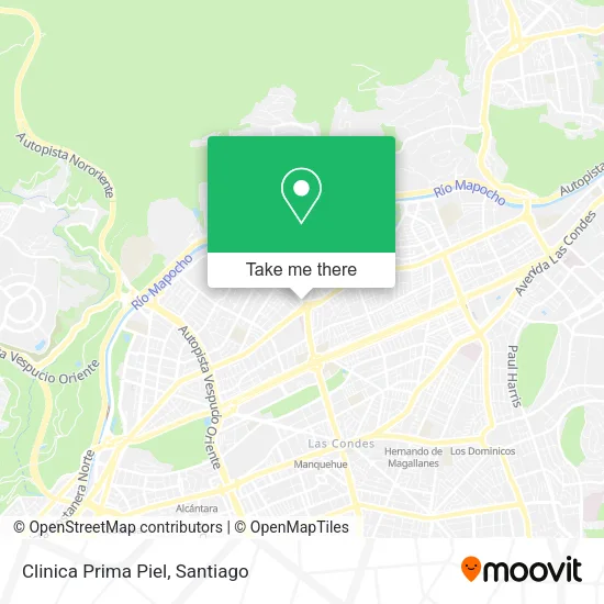 Clinica Prima Piel map