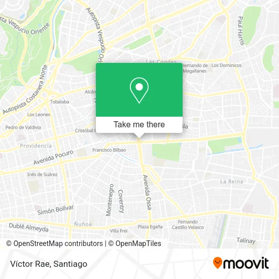 Víctor Rae map