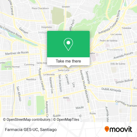 Farmacia GES-UC map