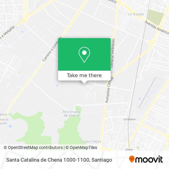 Santa Catalina de Chena 1000-1100 map