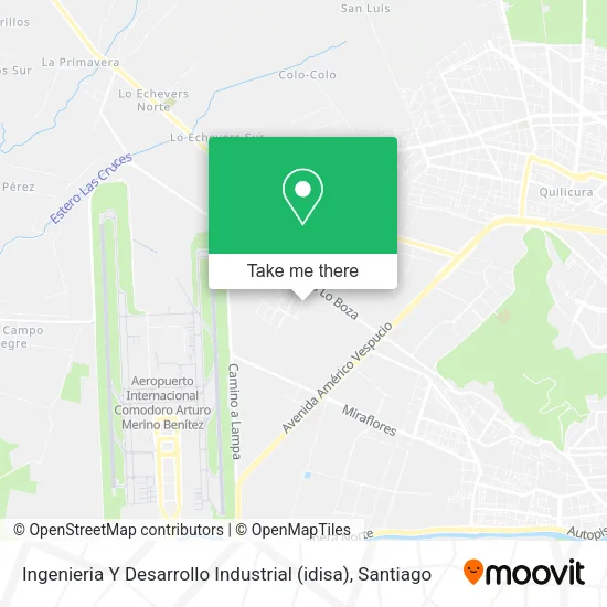 Mapa de Ingenieria Y Desarrollo Industrial (idisa)