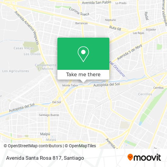 Avenida Santa Rosa 817 map