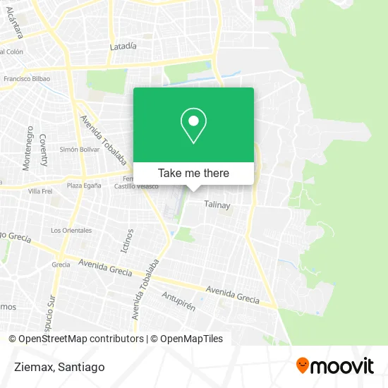 Ziemax map