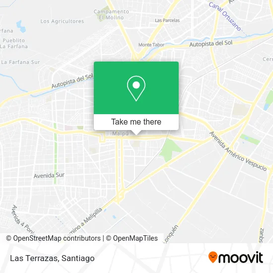 Las Terrazas map