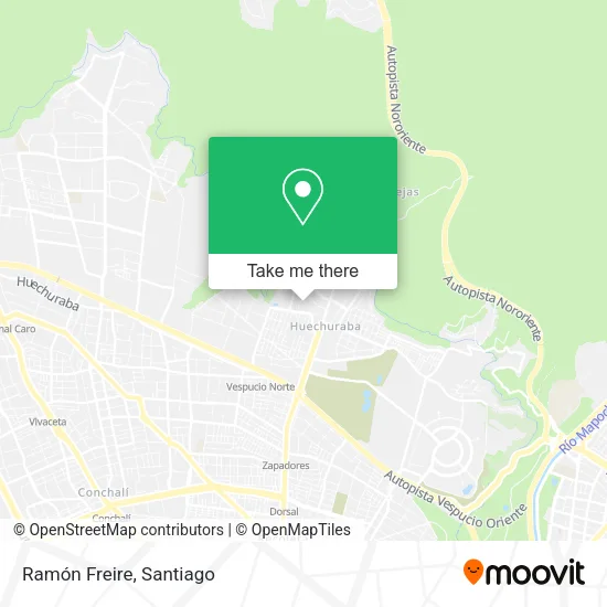 Ramón Freire map