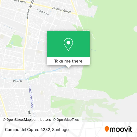 Mapa de Camino del Ciprés 6282