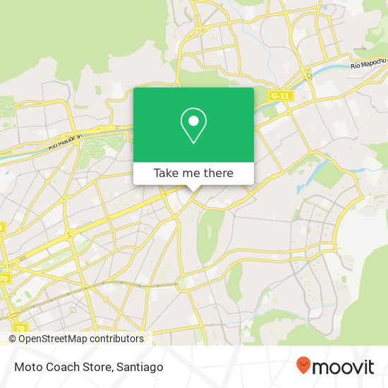 Moto Coach Store map