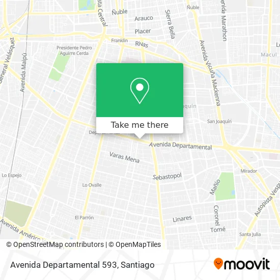 Avenida Departamental 593 map