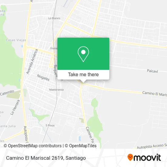 Mapa de Camino El Mariscal 2619