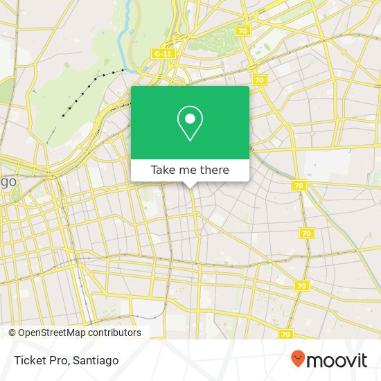 Mapa de Ticket Pro