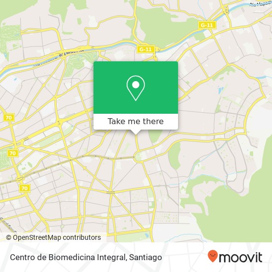 Centro de Biomedicina Integral map