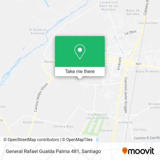 General Rafael Gualda Palma 481 map
