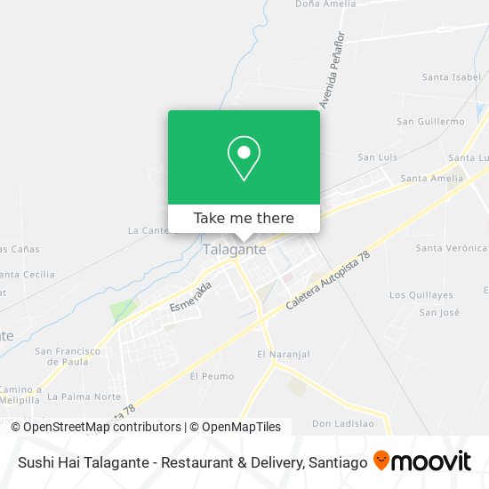 Sushi Hai Talagante - Restaurant & Delivery map