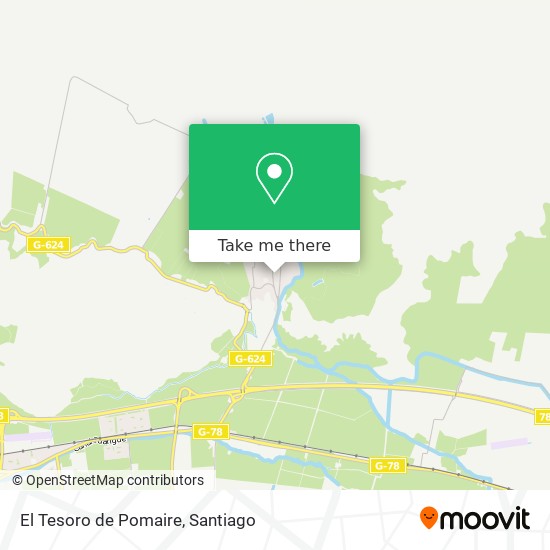 El Tesoro de Pomaire map