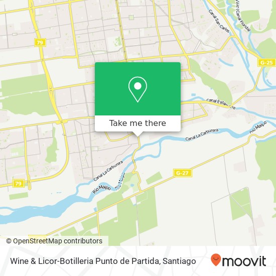 Wine & Licor-Botilleria Punto de Partida map