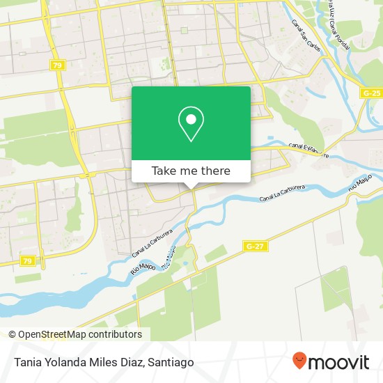 Tania Yolanda Miles Diaz map