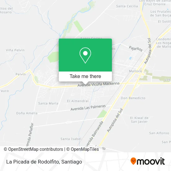 La Picada de Rodolfito map