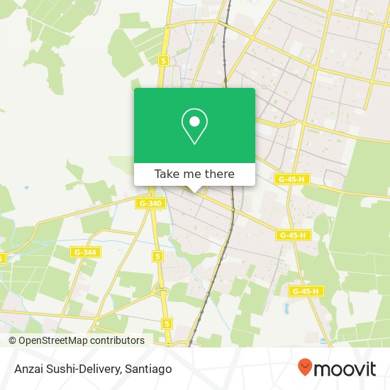 Anzai Sushi-Delivery, Pasaje Bulnes 8050000 San Bernardo, San Bernardo, Región Metropolitana de Santiago map