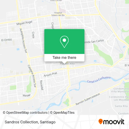Sandros Collection map